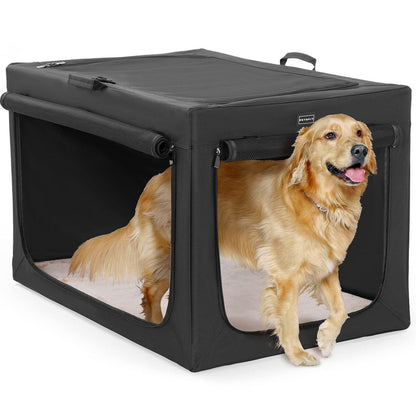 Faltbare Hundebox für große Hunde – Komfortabler Schlaf- & Reisekennel