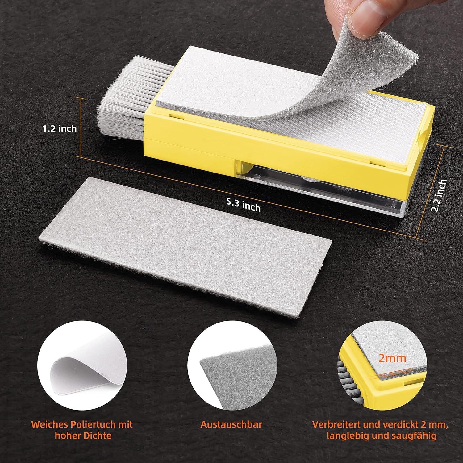 Keyboard Cleaner Kit for iPhone Tablet Laptop PC-Monitor Camera Yellow