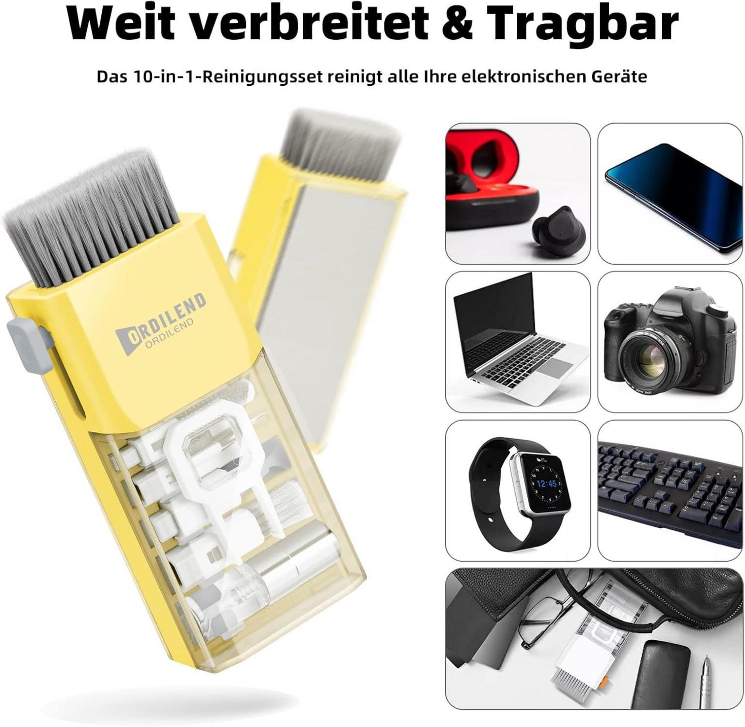 Tastatur Reinigungsset für PC, Laptop, Tablet, Kamera - Multifunktional & professionell
