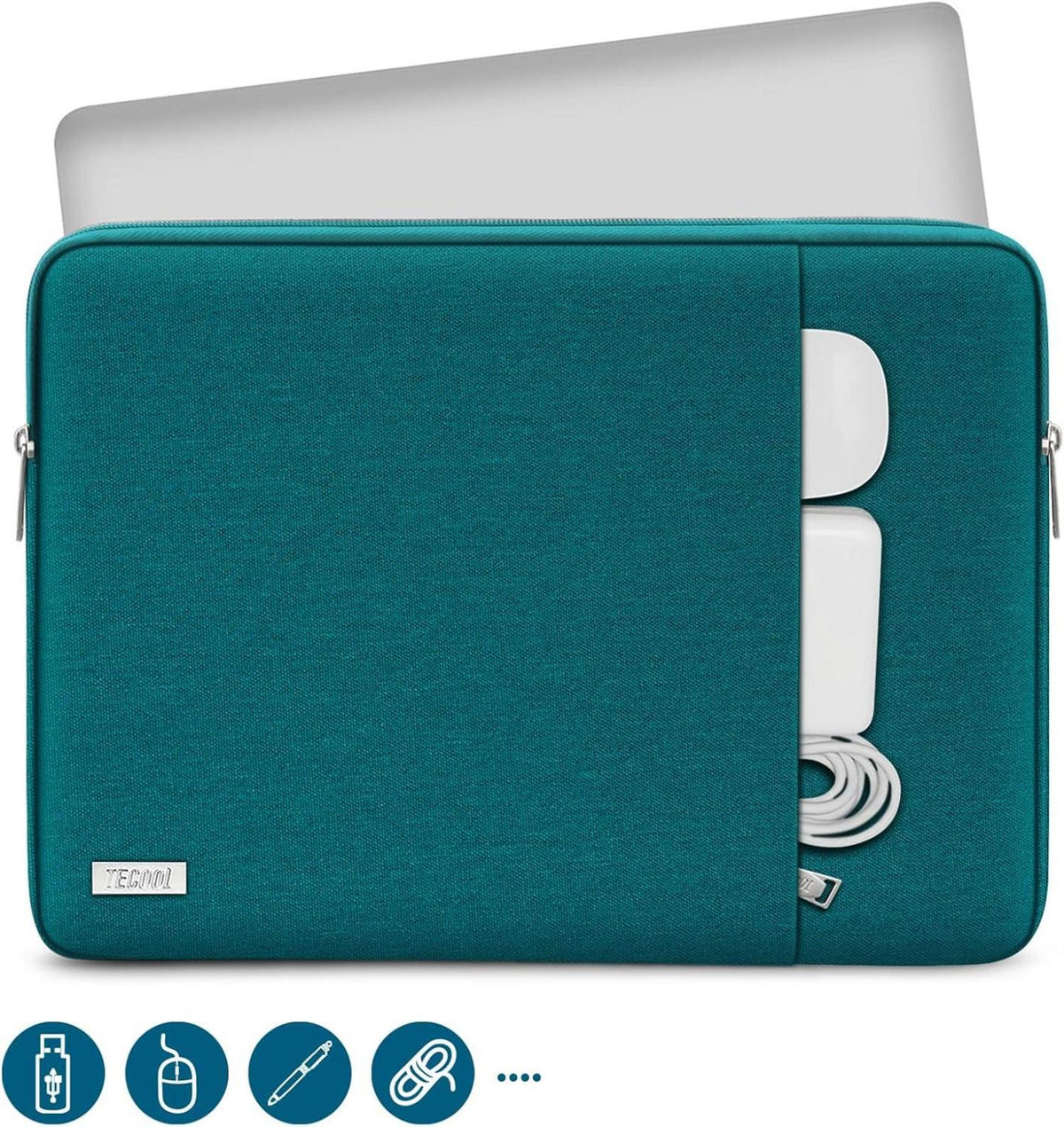 Wasserdichte 14 Zoll Laptoptasche für MacBook Air 15, Deep