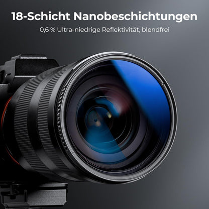 55mm Zirkularer Polfilter CPL Filter für Kameraobjektive