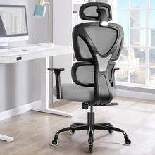 Ergonomischer Bürostuhl mit verstellbarer Kopfstütze und