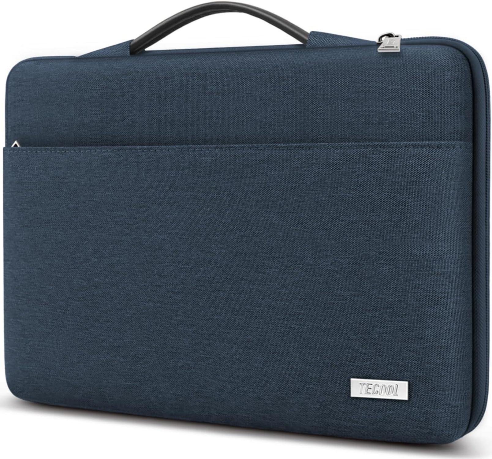 TECOOL Laptoptasche 15 15,6 Zoll Hülle Wasserdicht Denim Blau