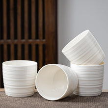 Japanische Porzellan Teetasse 7,1 OZ Weiß Keramik 4 Stück