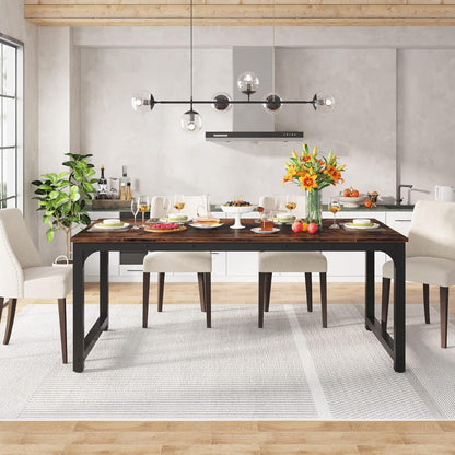 Industrietisch 180x90cm – Esstisch für 6-8 Personen