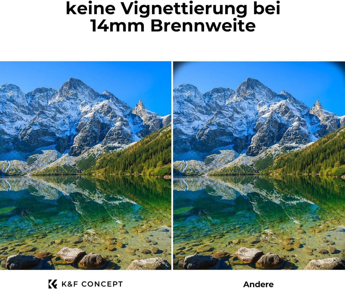 K&F Concept K-Serie 49mm Slim Polfilter Polarisation Optik Aluminium