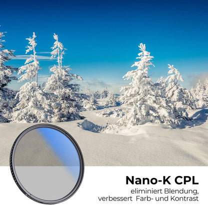 37mm Slim Zirkularer Polfilter CPL Optisches Glas Aluminium