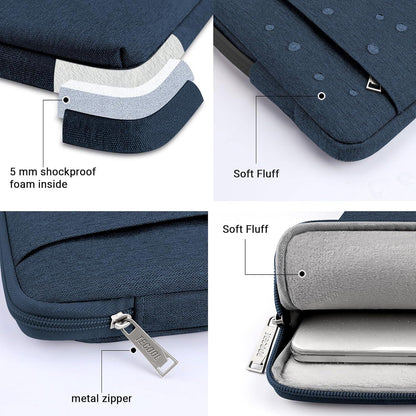 TECOOL Laptoptasche 14 Zoll Hülle Schutzhülle Denim Blau Surface Laptop
