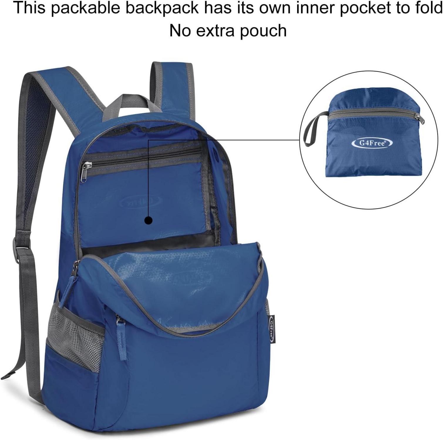 Ultraleichter Faltbarer Trekkingrucksack 20/40L Wasserdicht Outdoor Wandern