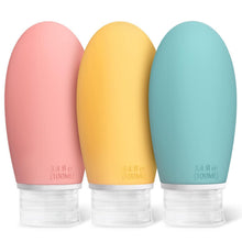 100ml Silikon Reiseflaschen Set – 3 Stück Auslaufsicher