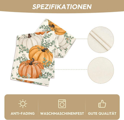 Artoid Mode Herbst Tischläufer Orange Kürbisse 40x300 cm