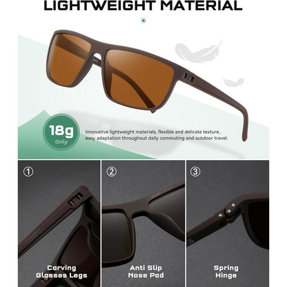 Polarisierte Sonnenbrille Herren/Damen Vintage Elegant UV400