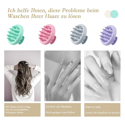 SERKER Kopfhaut Massagebürste Shampoo Bürste Haarmassage Scalp Massager
