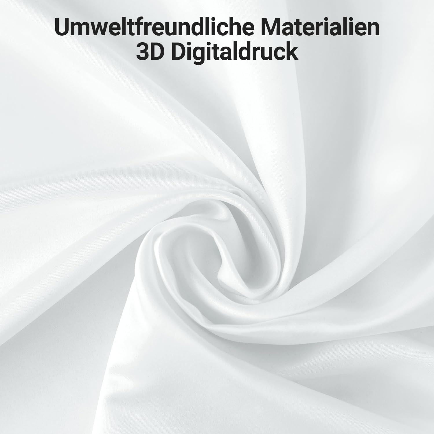 Duschvorhang Blumen 100x200cm Antischimmel Wasserabweisend Polyester Stoff