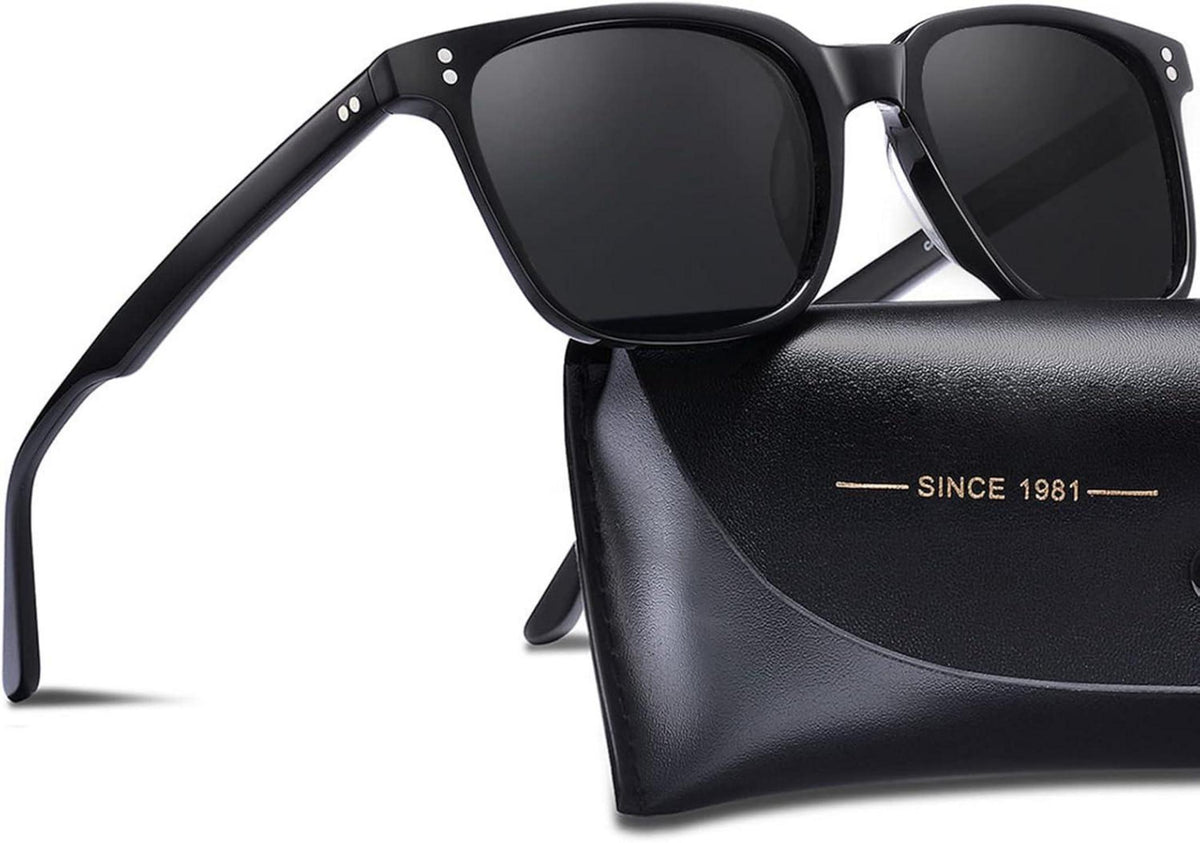 CARFIA Vintage Polarisierte Sonnenbrille Damen UV400 Schutz