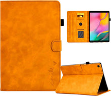 Tablet Hülle Samsung Galaxy Tab A 10.1 Zoll 2019 Orange PU Leder