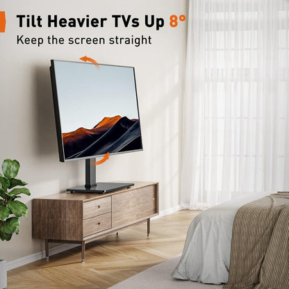 Perlegear TV Standfuss Schwenkbar für 32-60 Zoll Flach