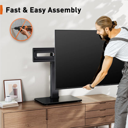 TV Standfuss 32-60 Zoll Schwenkbar Höhenverstellbar Stabil Max.Vesa