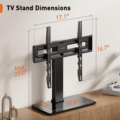 TV Standfuss Schwenkbar für 32-60 Zoll Fernseher bis 40 kg, VESA 400x400 mm