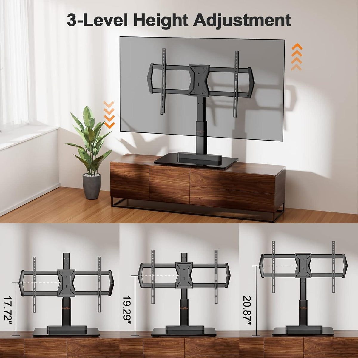 TV Standfuss Schwenkbar für 37-70 Zoll Fernseher bis 45 KG