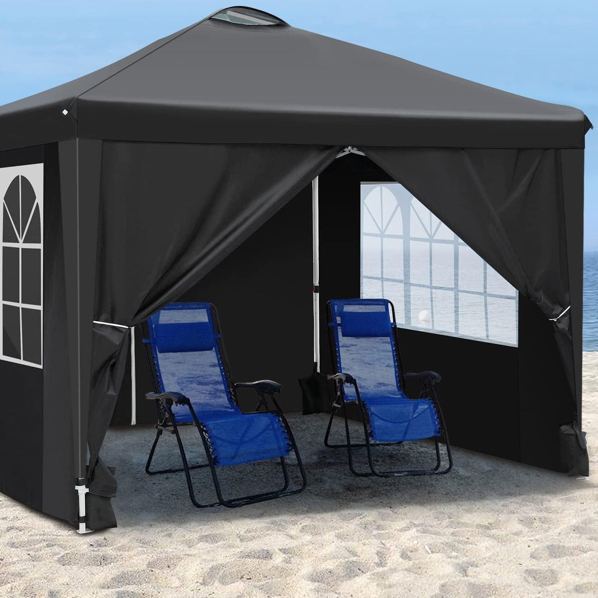 3x3m Pavillon mit 4 Seitenwänden – Robust & Wetterfest
