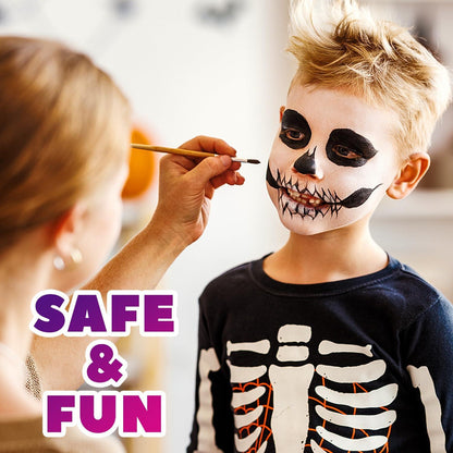Kinderschminkset Wasserbasis Gesichtsfarben Fasching Halloween