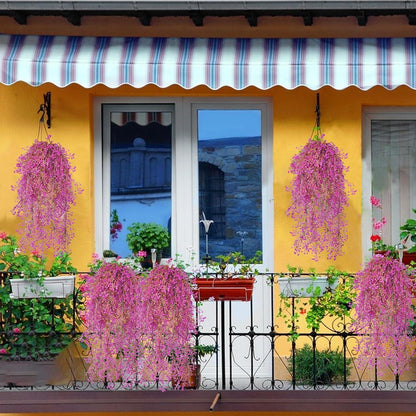 Künstliche Hängeblumen Rosa 80cm 4er Set Outdoor Deko