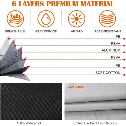Wasserdichte Autoabdeckung für Fiat Punto 2005-2019