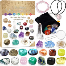 Adventskalender 2024 Kinder Kristalle Edelstein Mineralien