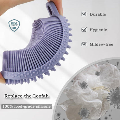 Silikon Körperschrubber für Peeling, Massage & Reinigung