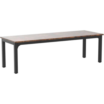 Doppelter Schreibtisch 200x70cm – Rustikaler Computertisch für Home Office