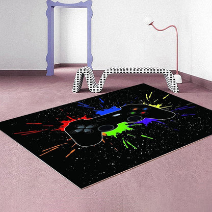 Gamer Teppich Rutschfest 3D Controller Schlafzimmer Wohnzimmer 100x150cm