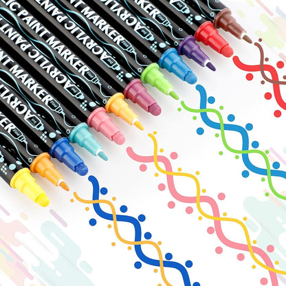 Acrylstifte wasserfest 60 Farben Steine Bemalen Permanent Marker