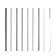 Edelstahl Strohhalme Set – Wiederverwendbar, Kurz, 8er Pack