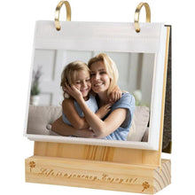 Holz Fotoalbum 10x15 zum Aufstellen mit 60 Bildern