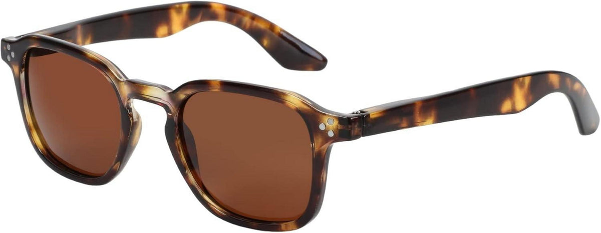Polarisierte Retro Vintage Sonnenbrille UV-Schutz quadratisch