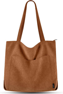 Handtasche Damen Tote Bag Shopper Umhängetasche Beuteltasche Brown