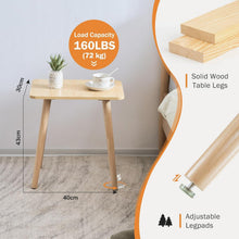 Beistelltisch Holz Massiv 40x30x43cm Wohnzimmer Nachttisch
