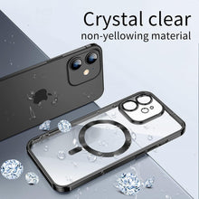 Magnetische iPhone 11 Hülle mit MagSafe, Stoßfest - Schwarz