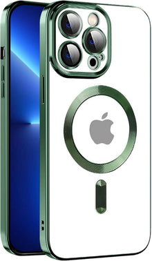 Magnetische iPhone 13 Pro Hülle MagSafe Stoßfest Anti-Vergilbung-Klar