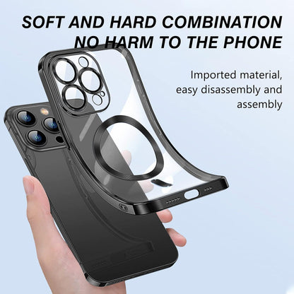Magnetische Handyhülle für iPhone 13 Pro Max MagSafe Stoßfest Anti-Fingerabdruck