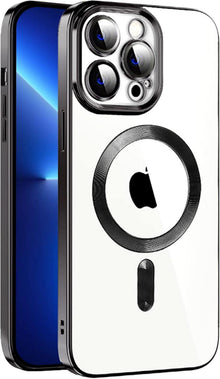 Magnetische iPhone 11 Pro Max Hülle MagSafe Stoßfest Anti-Vergilbung