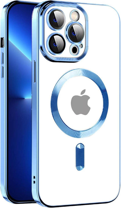 Magnetische iPhone 12 Pro Hülle MagSafe stoßfest klar