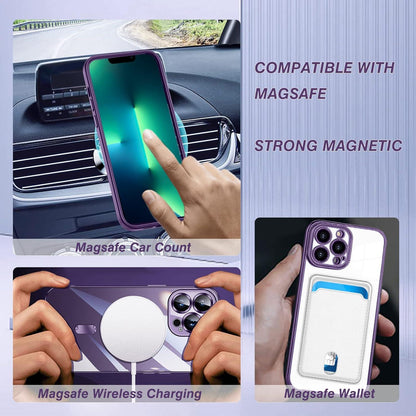 Magnetische iPhone 13 Pro Hülle Kompatibel mit MagSafe Stoßfest