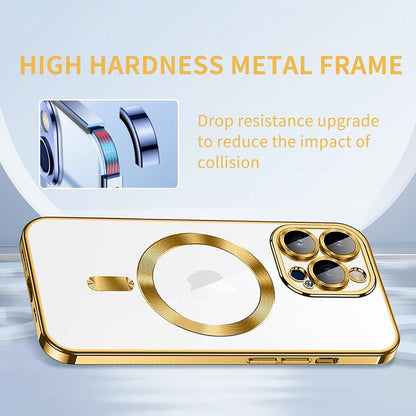 Magnetische iPhone 12 Pro Max Hülle MagSafe Stoßfest Anti-Vergilbung Schutzhülle