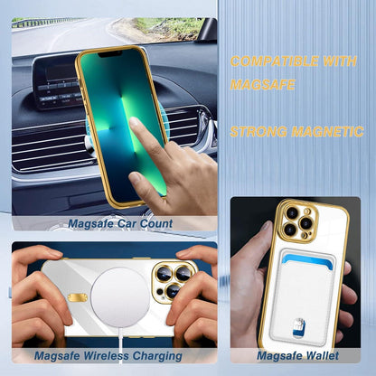 Magnetische Schlanke Hülle für iPhone 12 Pro Max Gold