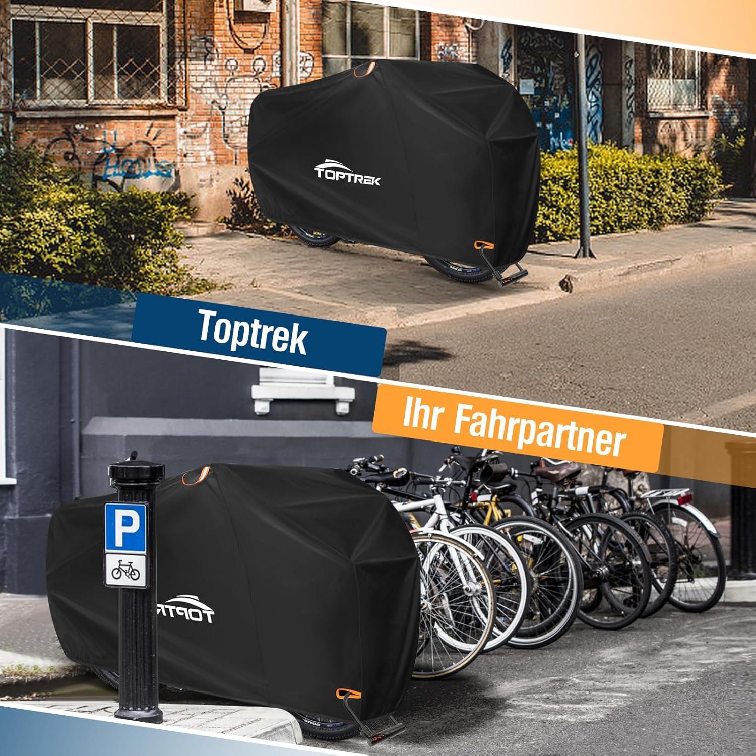 Fahrradabdeckung wasserdicht 210x110x95cm Oxford-Gewebe Regenschutz