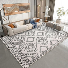 Teppich Modernes Design Beige Weiß 200x250cm Anti-Rutsch