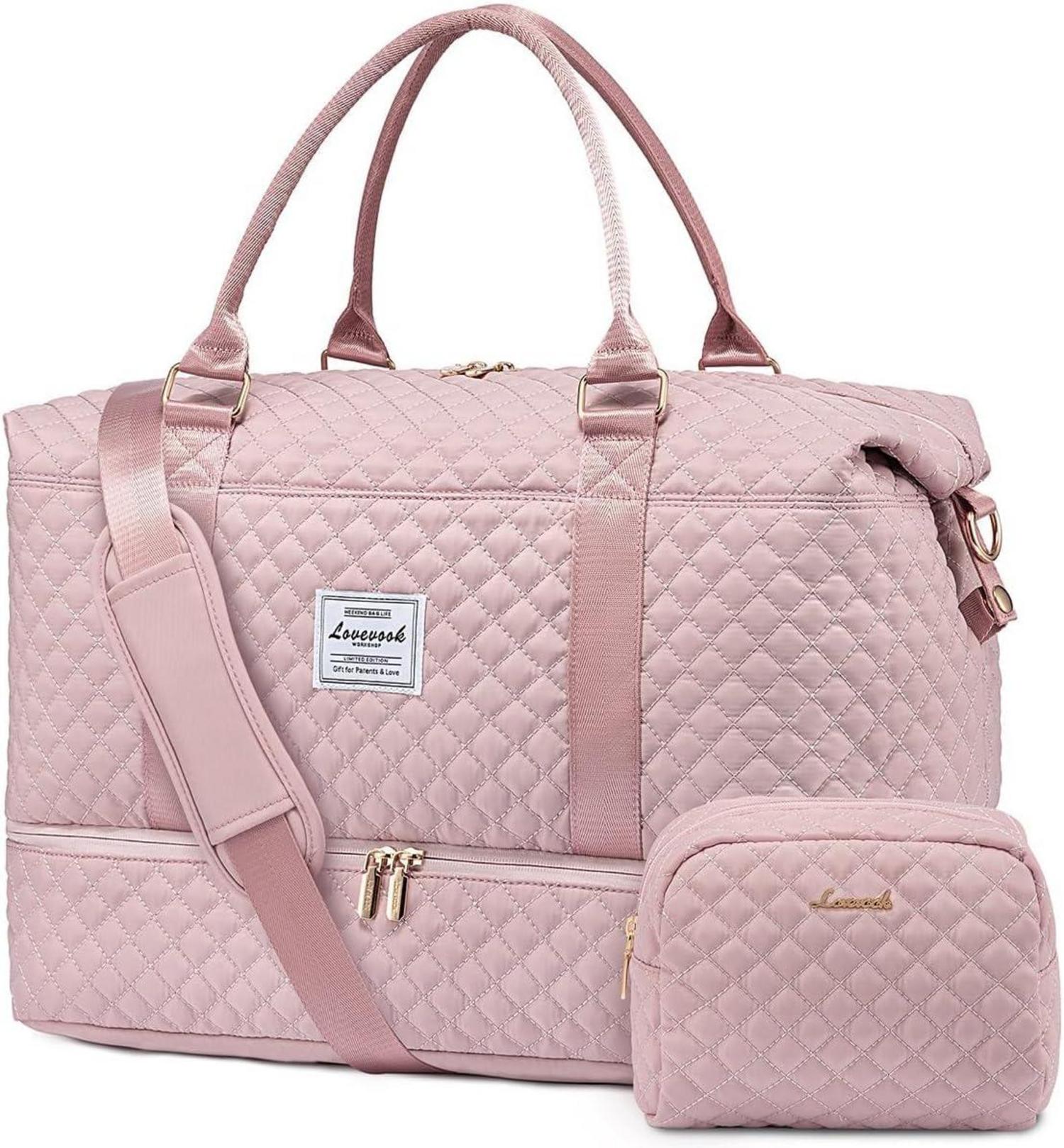Reisetasche Damen Groß mit Schuhfach & Nassfach, Wasserdicht