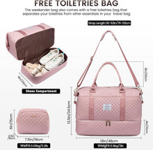 LOVEVOOK Reisetasche Damen Groß mit Schuhfach